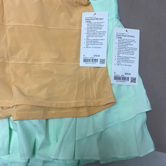 2 Lululemon Pace Rival MR Skirt - Picture 6 of 7